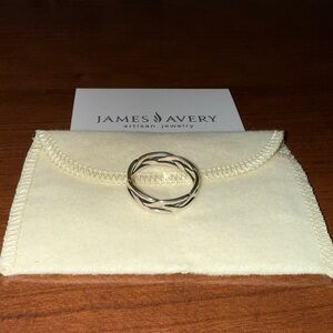James Avery Tress Wedding Ring - Sterling Silver